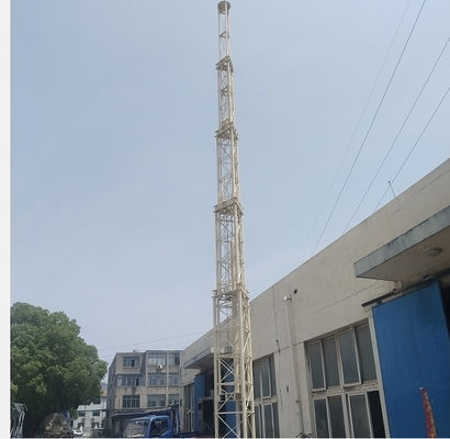 Portable Static Lattice Telescopic Heavy Light Tower 30m Flood Light Tower Max Load 500kg