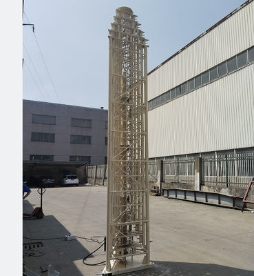 Portable Static Lattice Telescopic Heavy Light Tower 30m Flood Light Tower Max Load 500kg